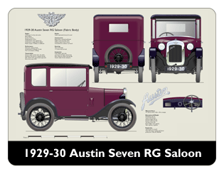 Austin Seven RG Saloon 1929-30 Mouse Mat